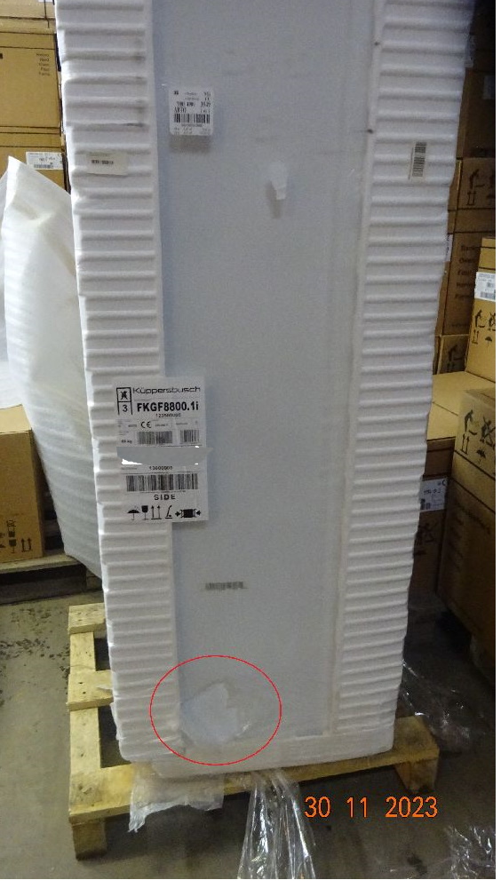 Встраиваемый холодильник FKGF 8800.1i Куперсбуш / Kuppersbusch