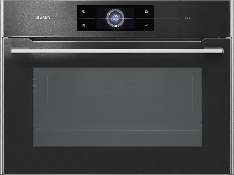 Компактный духовой шкаф с функцией пара и СВЧ Asko OCSM8478G