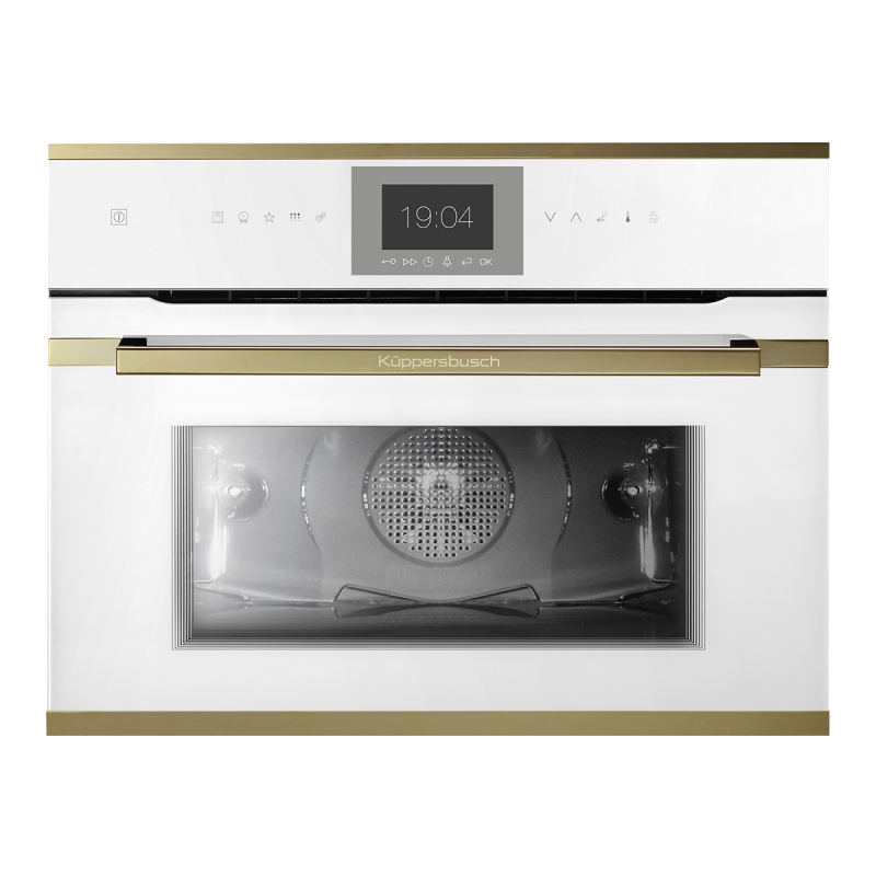 Компактный духовой шкаф с паром CBD 6550.0 W4 золотой Куперсбуш / Kuppersbusch