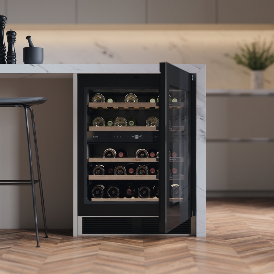 Винный климатический шкаф Asko WU886G2FNB1